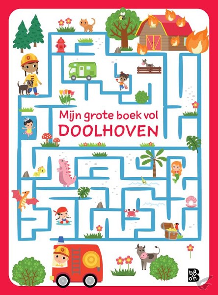 Productafbeelding: voorkant van Mijn grote boek vol doolhoven