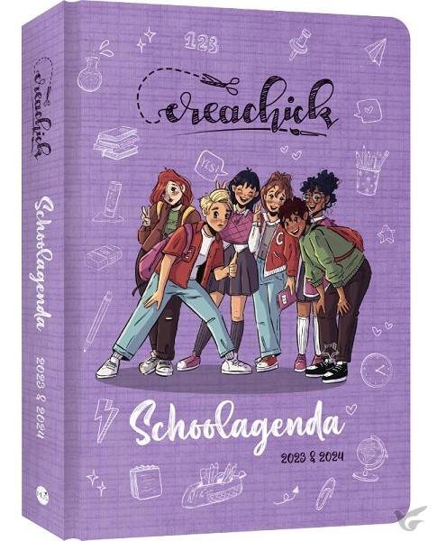Productafbeelding: voorkant van Creachick schoolagenda 2023 - 2024