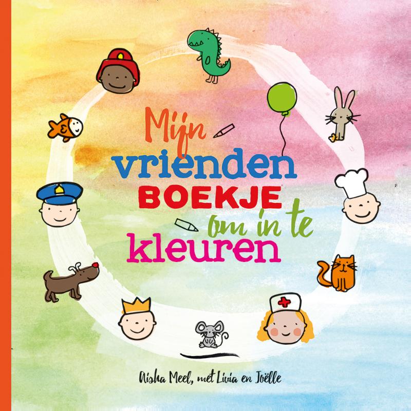 Productafbeelding: voorkant van Mijn vriendenboekje om in te kleuren