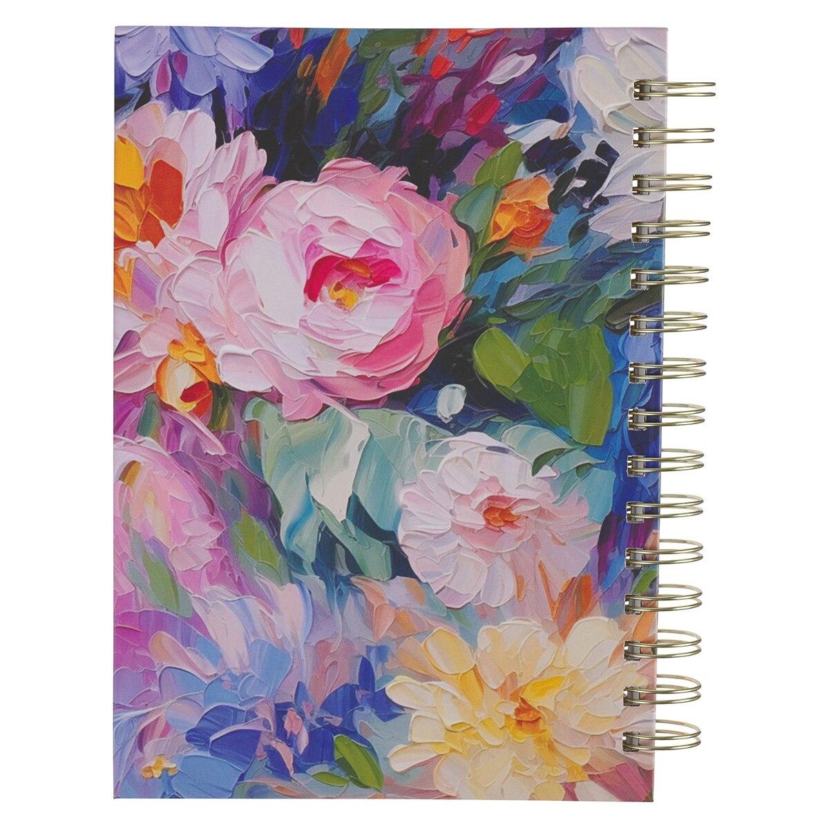 Productafbeelding: achterkant van Sweet Friendship Journal Spiral Multi Painted Floral