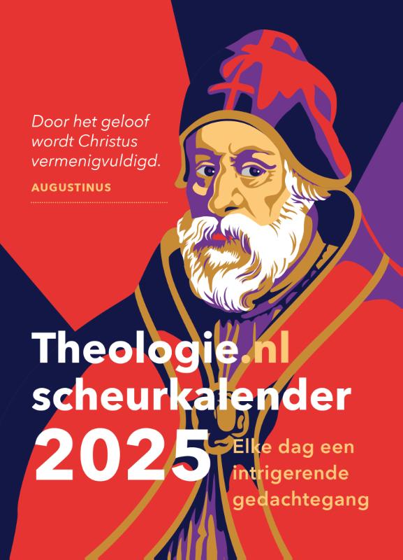 Productafbeelding: voorkant van Theologie.nl Scheurkalender 2025