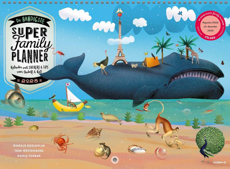 Productafbeelding: voorkant van De handigste Super Family Planner 2025