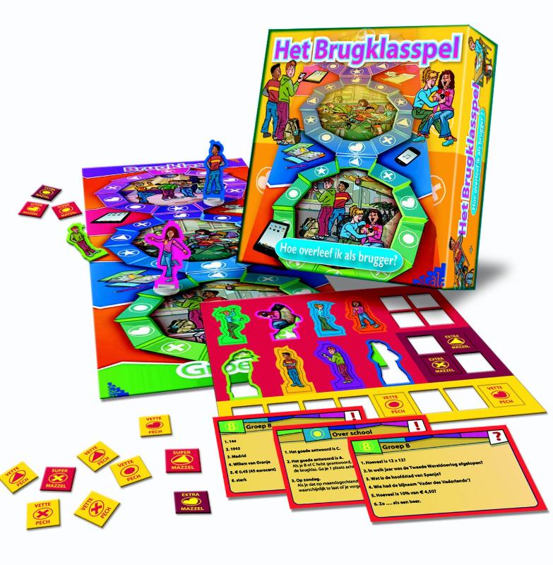 Productafbeelding: achterkant van Het brugklasspel