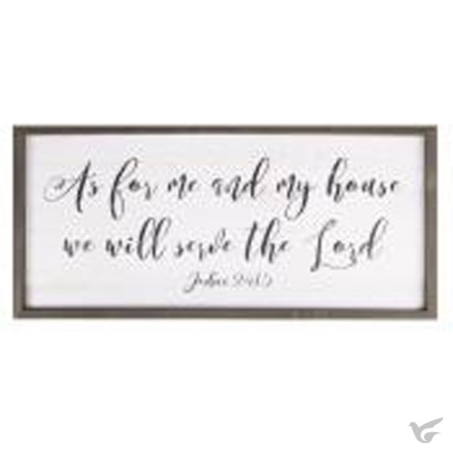 Productafbeelding: voorkant van As for me and my house - Joshua 24:15