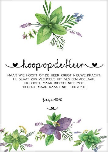 Productafbeelding: voorkant van Kaart hoop op de Heer
