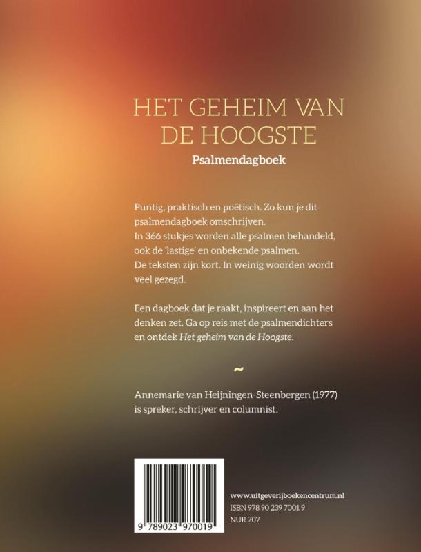 Productafbeelding: achterkant van Het geheim van de hoogste