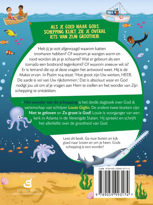 Productafbeelding: achterkant van Het wonder van de schepping