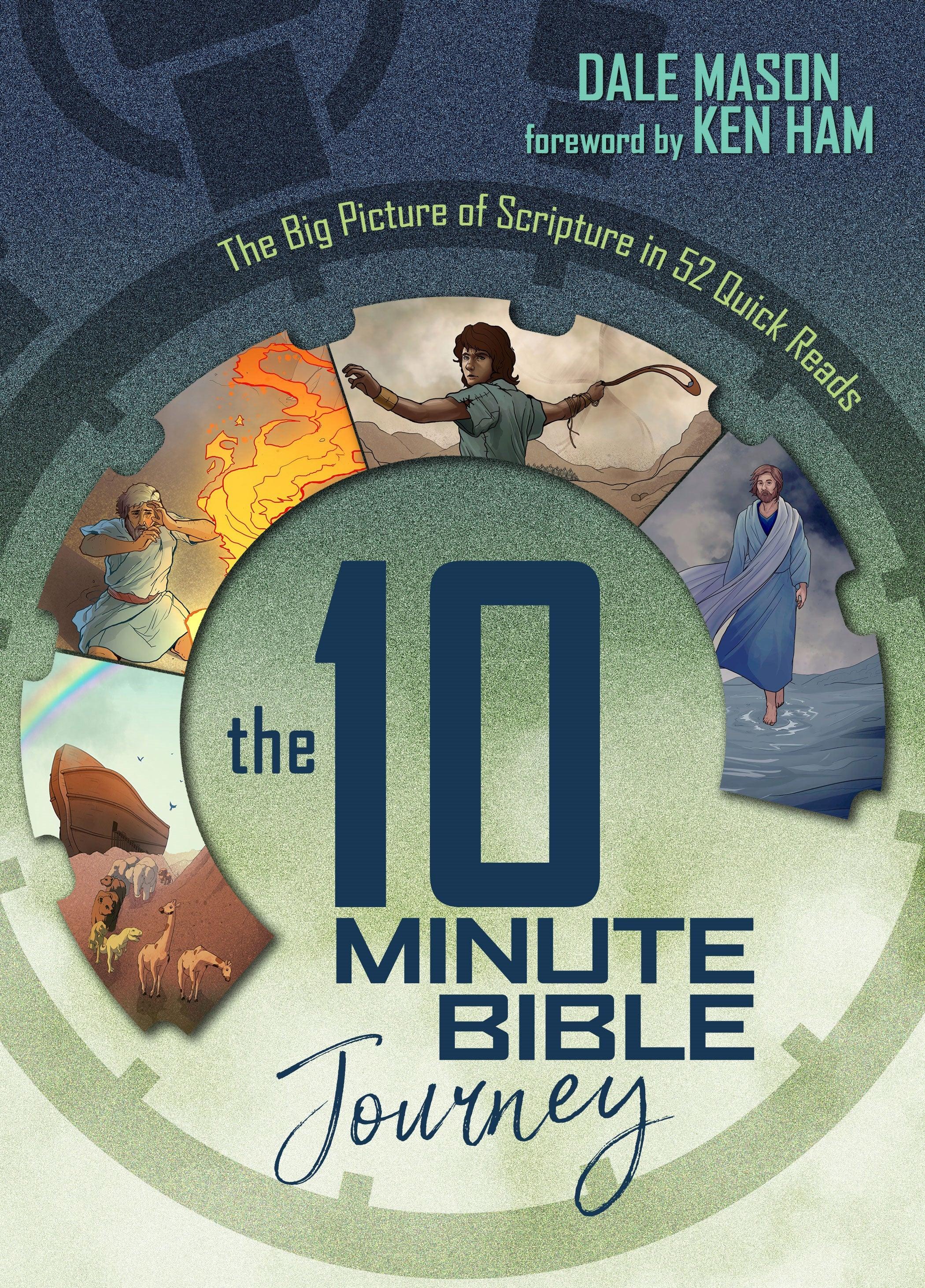 Productafbeelding: voorkant van The 10 Minute Bible Journey: The Big Picture Of Scripture In 52 Quick Reads