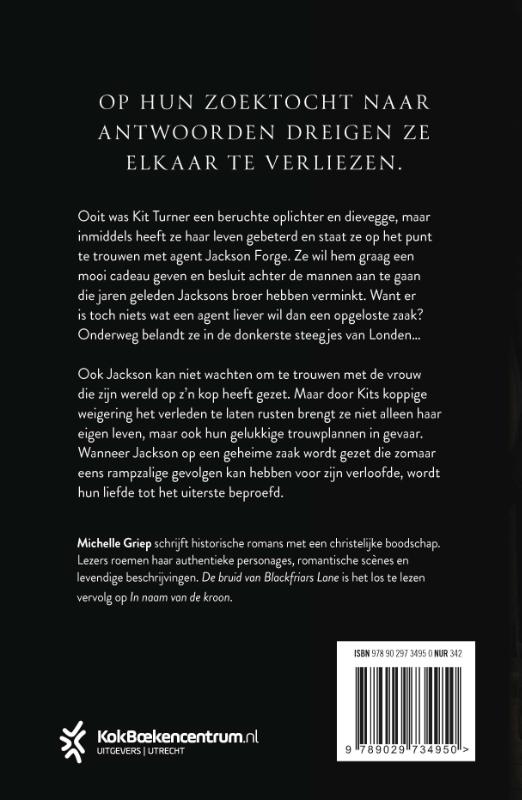 Productafbeelding: achterkant van De bruid van Blackfriars lane