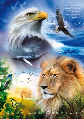 Productafbeelding: voorkant van Poster A3 glorious creator