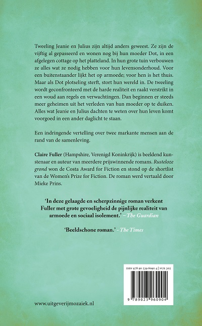 Productafbeelding: achterkant van Rusteloze grond