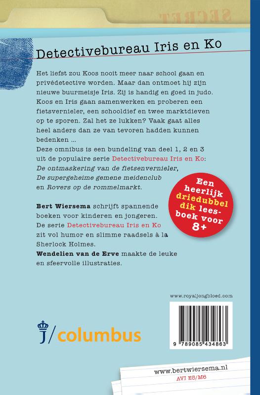 Productafbeelding: achterkant van Detectivebureau Iris en Ko Omnibus 1