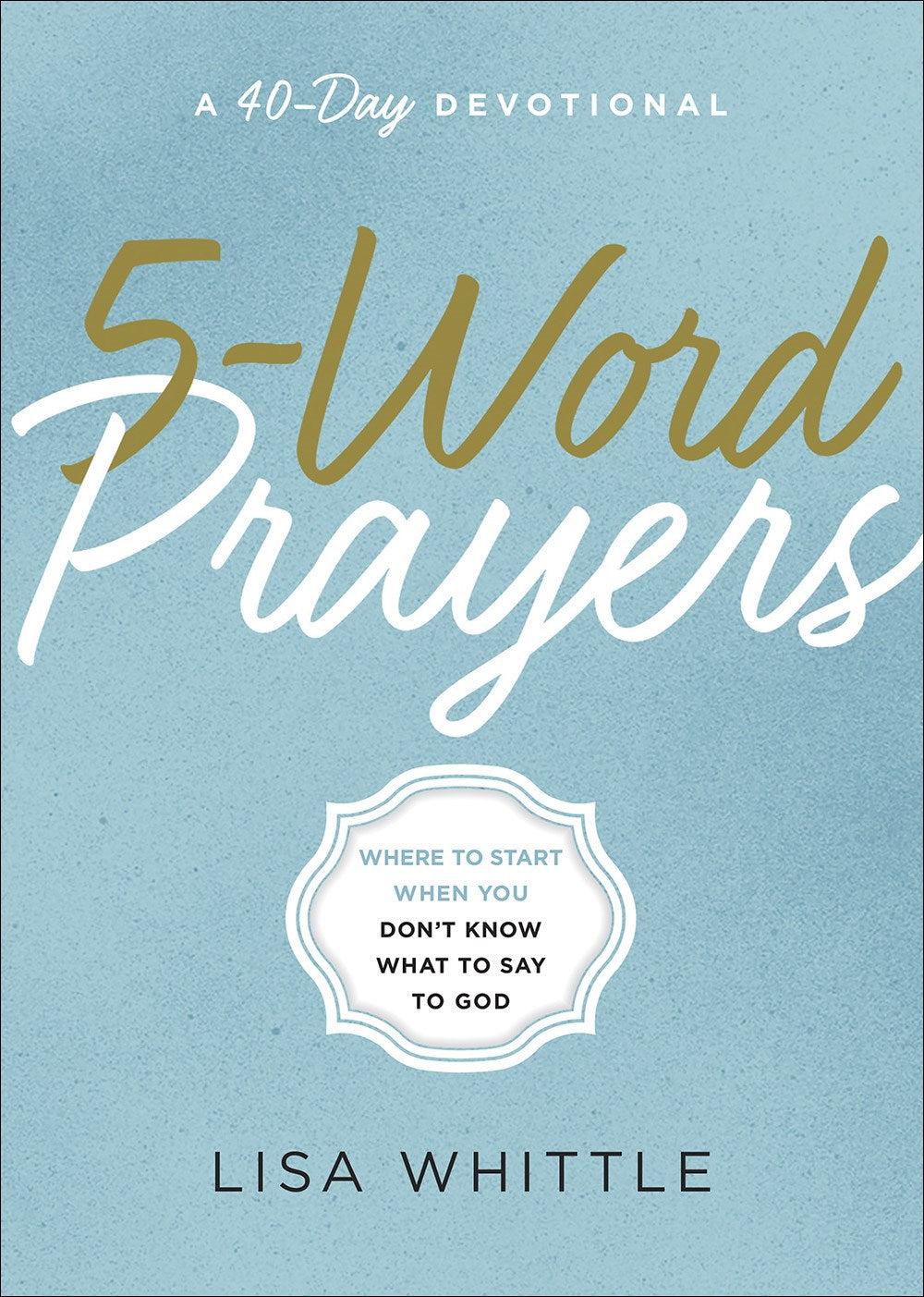 Productafbeelding: voorkant van 5-Word Prayers