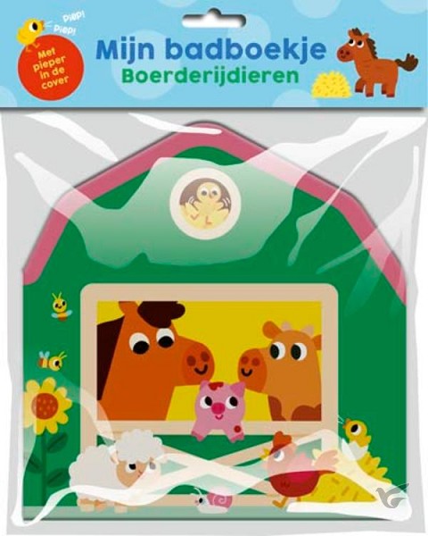 Productafbeelding: voorkant van Mijn badboekje: Boerderijdieren