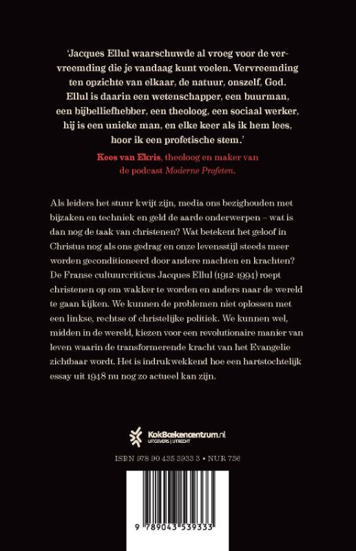 Productafbeelding: achterkant van Staan in de wereld van nu