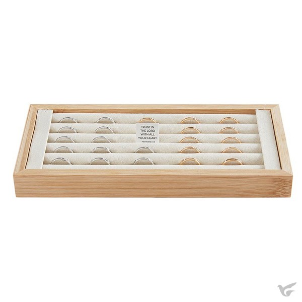 Productafbeelding: voorkant van Filled ring display faithful heart silve