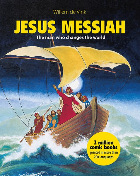 Productafbeelding: voorkant van Jesus Messiah stripboek ENGELS
