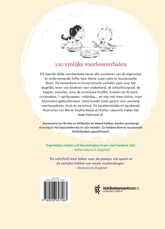 Productafbeelding: achterkant van Het grote voorleesboek van Sofie