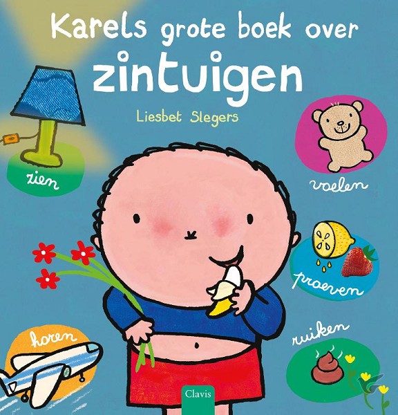 Productafbeelding: voorkant van Karels grote boek over zintuigen
