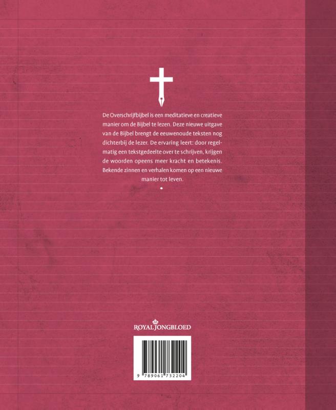 Productafbeelding: achterkant van Overschrijfbijbel Evangeliën