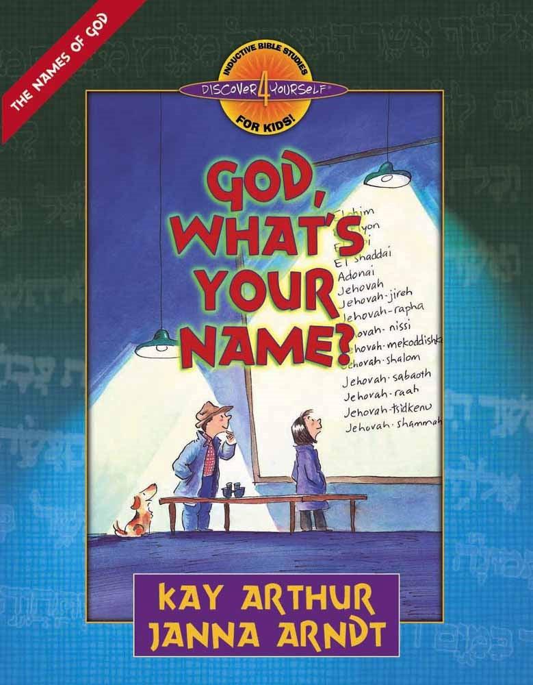 Productafbeelding: voorkant van God  What's Your Name? (Discover 4 Yourself Inductive Bible Study For Kids)