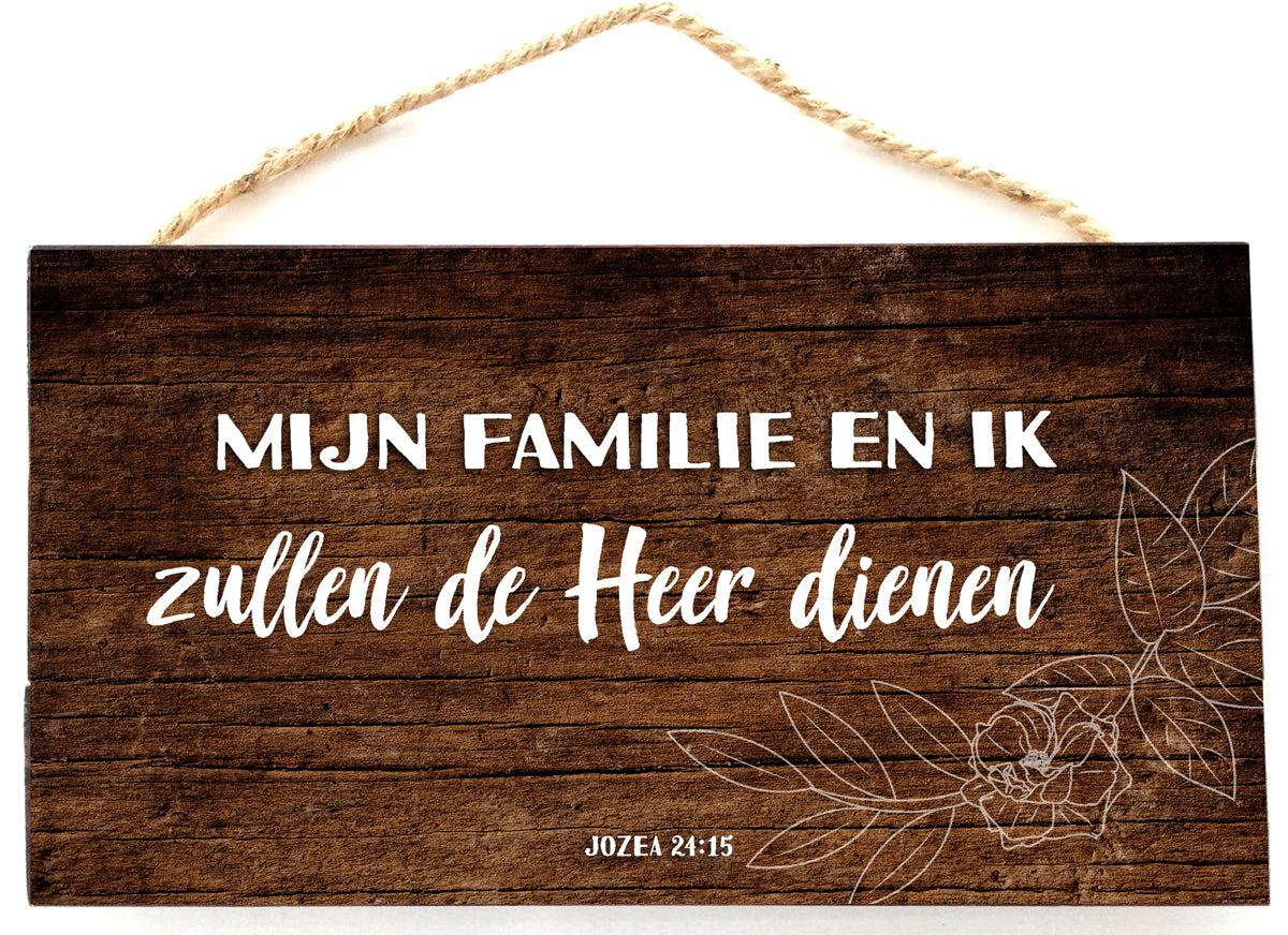 Productafbeelding: voorkant van Mijn familie en ik zullen de Here dienen