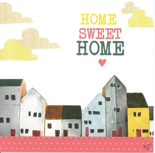 Productafbeelding: voorkant van Wenskaart home sweet home