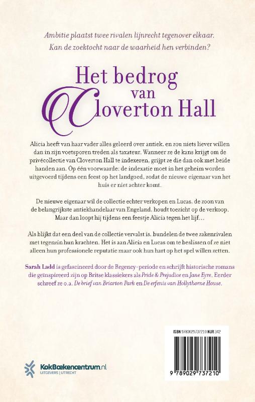 Productafbeelding: achterkant van Het bedrog van Cloverton Hall