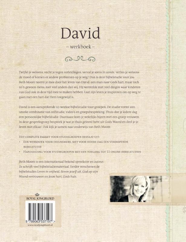 Productafbeelding: achterkant van David Werkboek