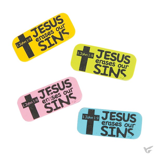 Productafbeelding: voorkant van Eraser: Jesus erases our sins (4)