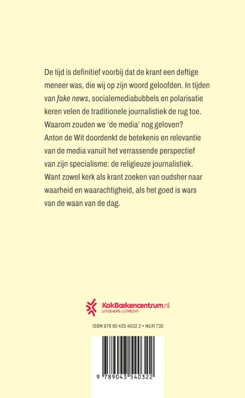 Productafbeelding: achterkant van Geloof jij het?