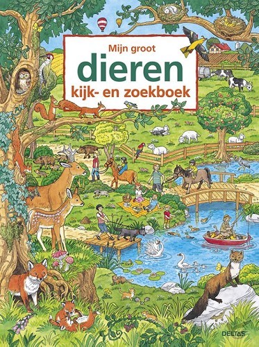 Productafbeelding: voorkant van Mijn groot dieren kijk- en zoekboek