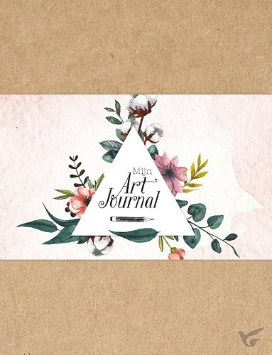 Productafbeelding: voorkant van Mijn art journal (A4)