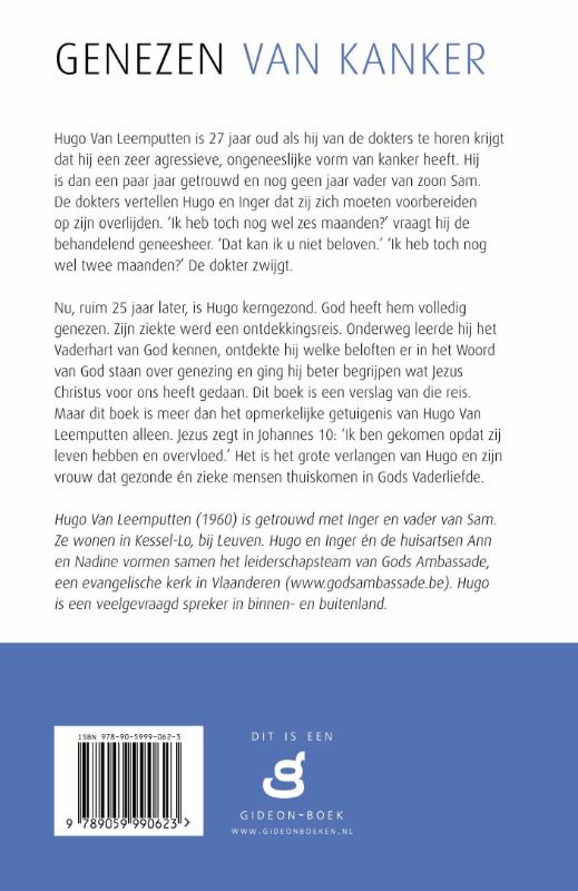 Productafbeelding: achterkant van Genezen van kanker