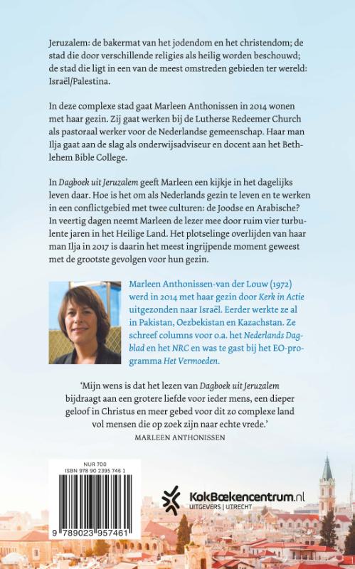 Productafbeelding: achterkant van Dagboek uit Jeruzalem