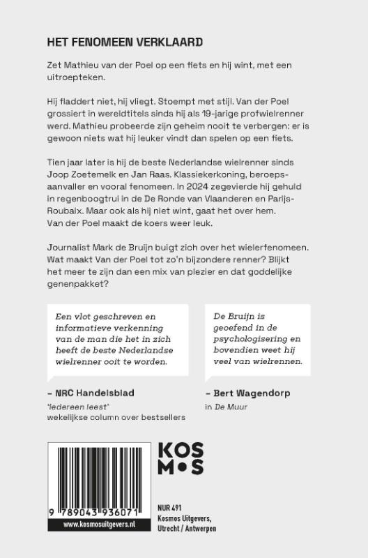 Productafbeelding: achterkant van Mathieu van der Poel (geactualiseerde editie 2024)