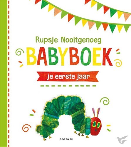 Productafbeelding: voorkant van Rupsje Nooitgenoeg Babyboek