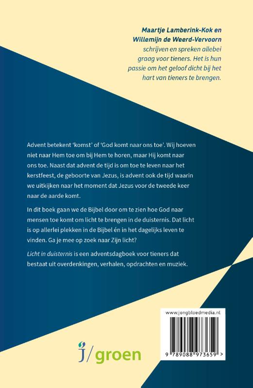 Productafbeelding: achterkant van Licht in duisternis