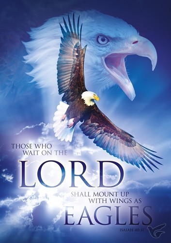 Productafbeelding: voorkant van Poster A3 Wait on the Lord