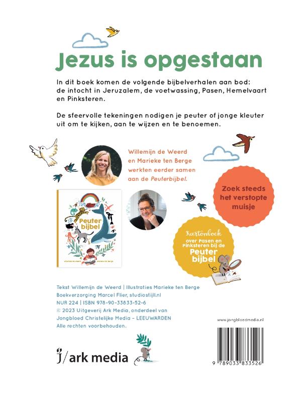 Productafbeelding: achterkant van Jezus is opgestaan