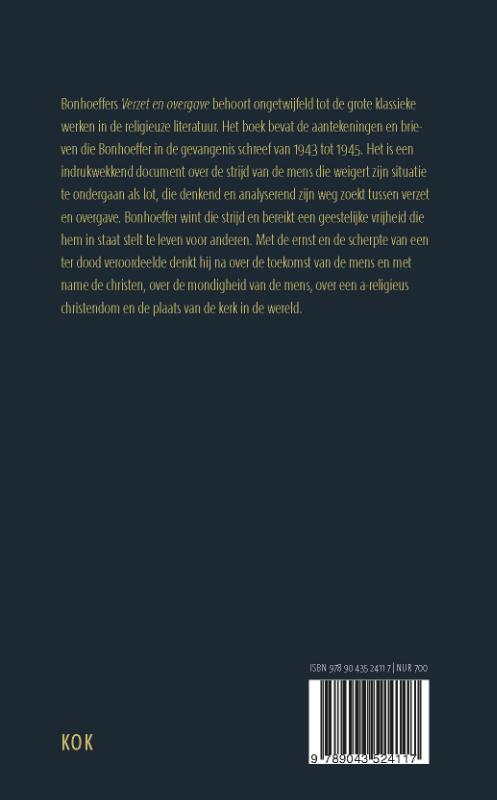 Productafbeelding: achterkant van Verzet en overgave