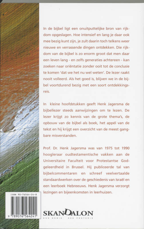 Productafbeelding: achterkant van De onbekende rijkdom van de bijbel