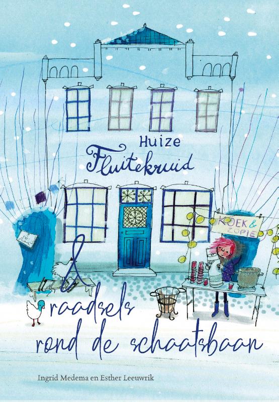 Productafbeelding: voorkant van Huize Fluitekruid & raadsels rond de schaatsbaan
