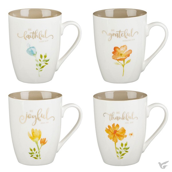 Productafbeelding: voorkant van Grateful collection - set of 4 mugs