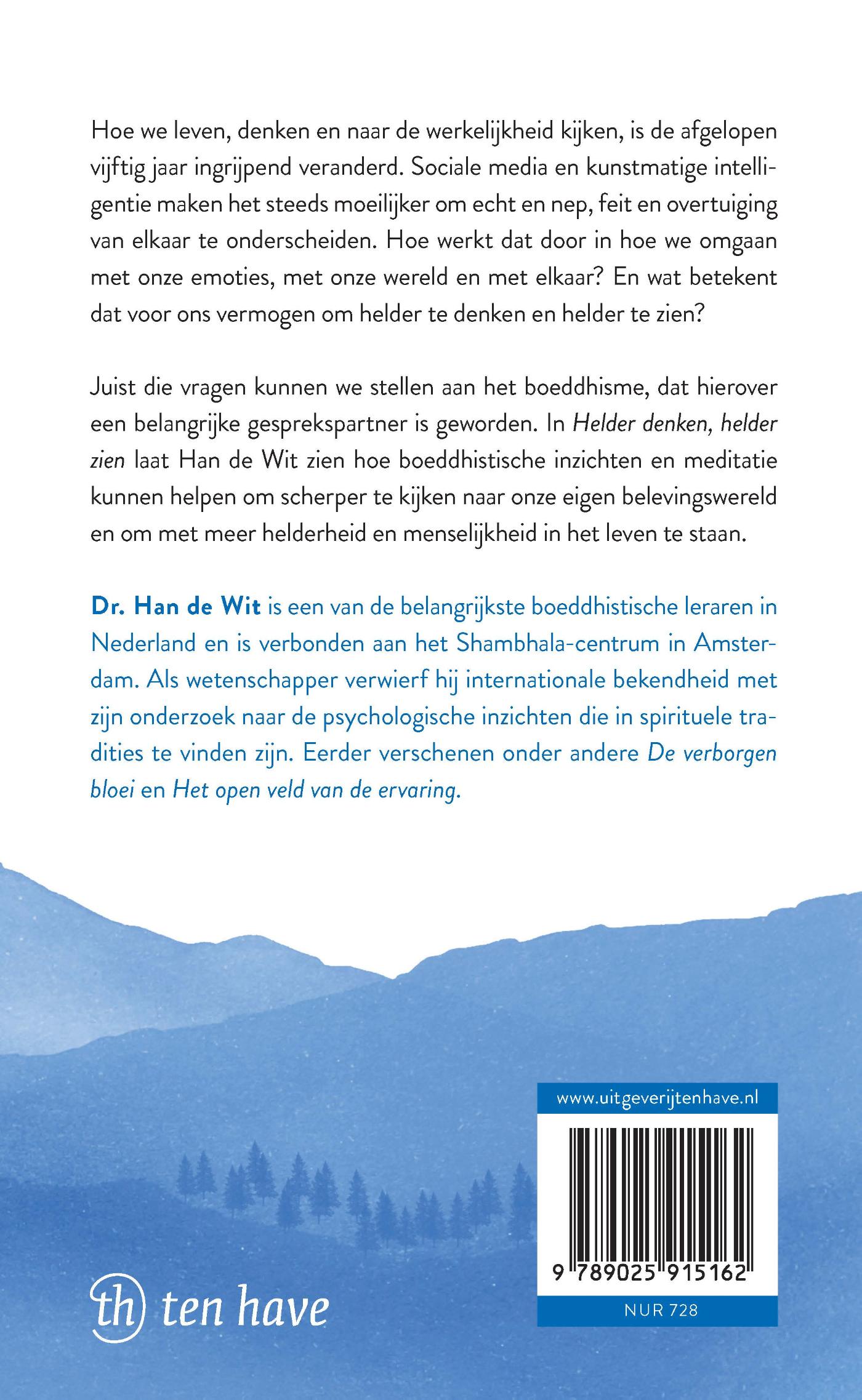 Productafbeelding: achterkant van Helder denken, helder zien