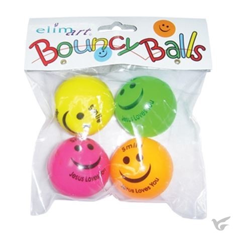 Productafbeelding: voorkant van Bouncingballs Smile God Loves (4)