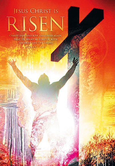 Productafbeelding: voorkant van Wenskaart Jesus Christ is risen