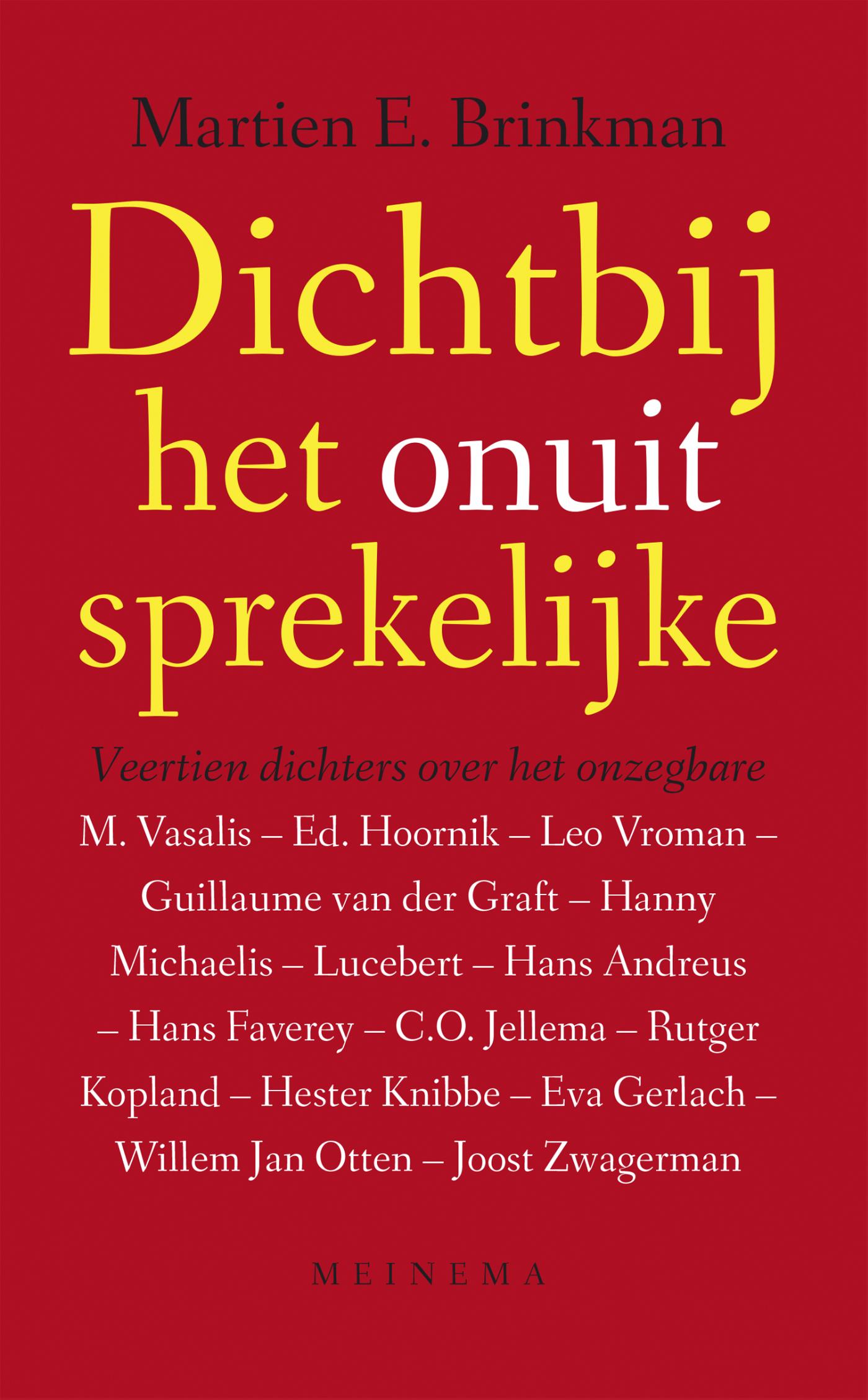 Productafbeelding: voorkant van Dichtbij het onuitsprekelijke