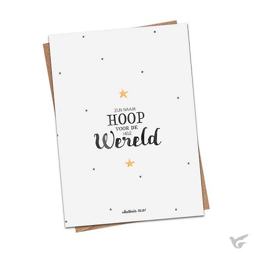 Productafbeelding: voorkant van Zijn naam Hoop voor de hele wereld