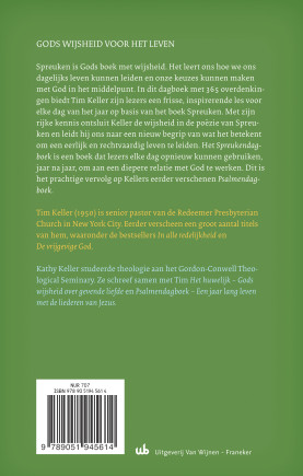 Productafbeelding: achterkant van Spreukendagboek